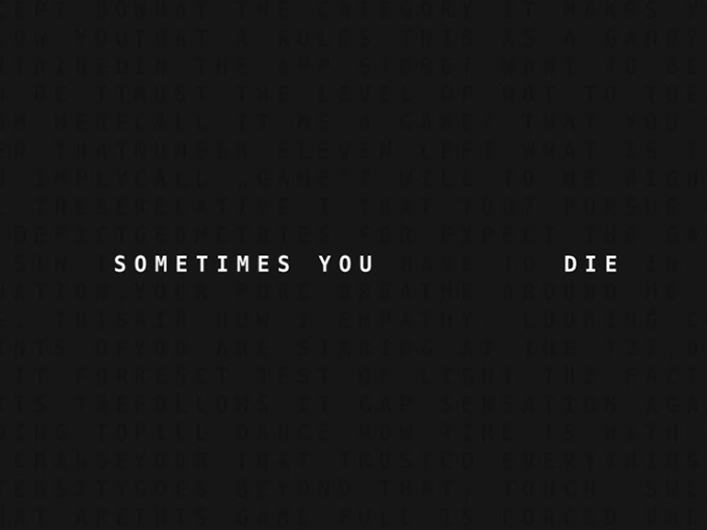 Sometimes You Die 01